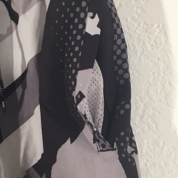 Nike Mens Swim Shorts Trunks Black White Gray L - Picture 3 of 6